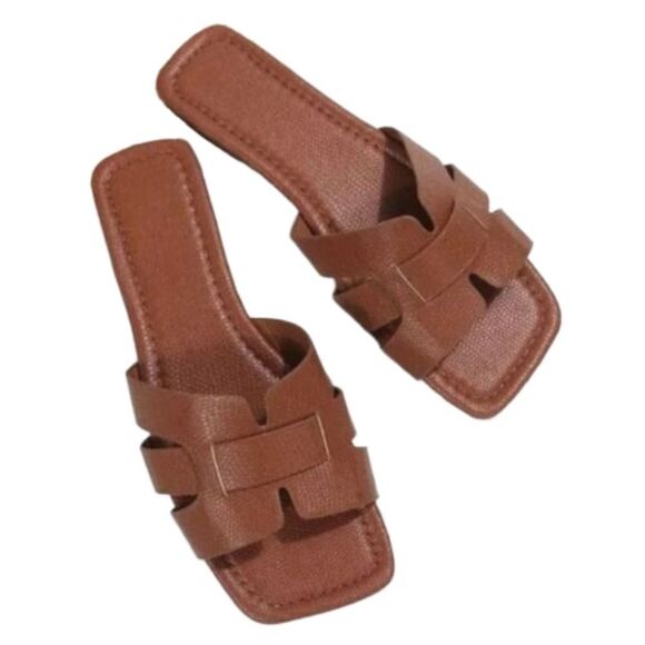 Women's non-slip flat sandal slide - Picture 1 of 3